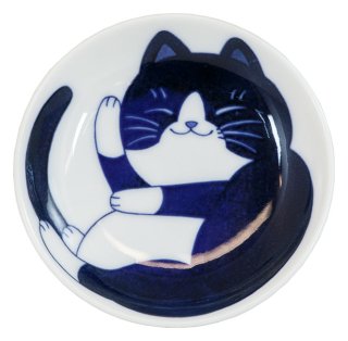 Sauce Dish Tuxedo Cat Rocks*di