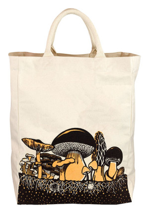 Canvas Tote  Mushroom Large.