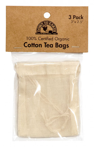 Og Tea Bag Cotton 3"x2.5" Pk/3