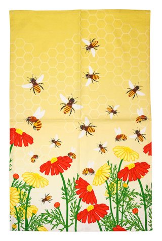 Kitchen Towels Bees *min6*