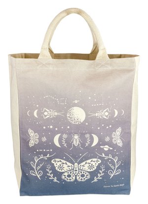 Canvas Tote Moon Moth Large - Tote Bag