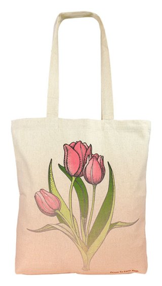 Shoulder Bag Tulips Med.  - Wholesale book bag