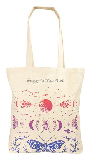 Shoulder Bag Moon Moth Med. Canvas Tote  - Wholesale Tote