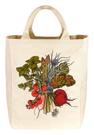 Canvas Tote Veggie Bouquet Large