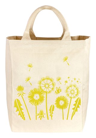 Canvas Tote Dandelion Wish Large- Canvas Tote Wholesale