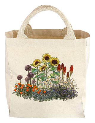 Canvas Tote Pollinator Garden- wholesale canvas tote bags