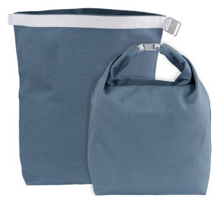 Canvas Lunch Bag Blue - Wholesale 