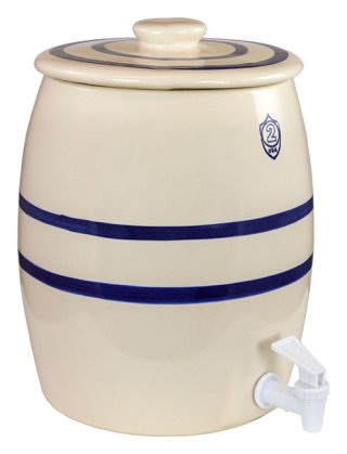 Keg 2 Gallon W/ Spigot*no Ups* - stoneware crock Dispenser