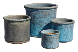 Cylinder Pot Running Copper S/ - wholesale plant pots