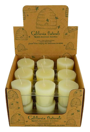 Beeswax Votive Display