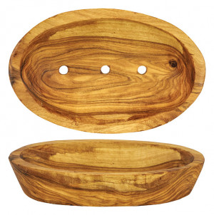 Soap Dish 5" Oval Olivewood