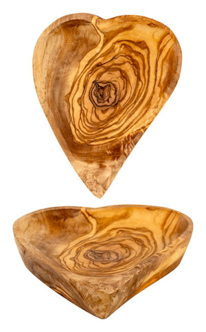 Olivewood Heart Bowl