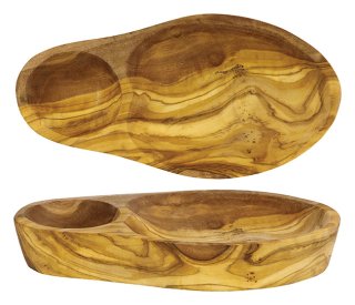 Olive Wood Olive Plate 5"