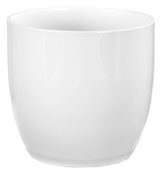 Sk Pot Basel 6.25" Shiny White Plant Pot