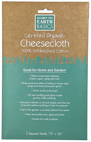 Organic Cheesecloth 2sq.yd.