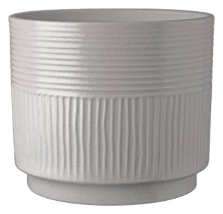 Sk Nara Terra 6.29" Gray Plant Pot