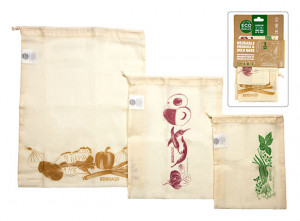 Cotton Produce Bag Set/3