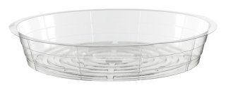 Premium Saucer 14" Clear