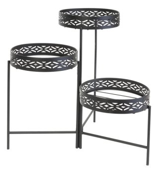 3-tier Plant Stand Black Wholesale