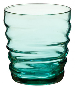 Water Glass 10.25 Oz Green