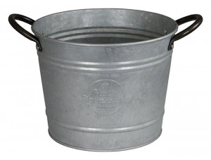 Galvanized Bucket Planter 8"