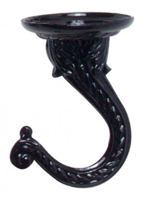 Ceiling Hook Jumbo Black