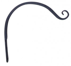 Forged Hook Curved 12" Blk