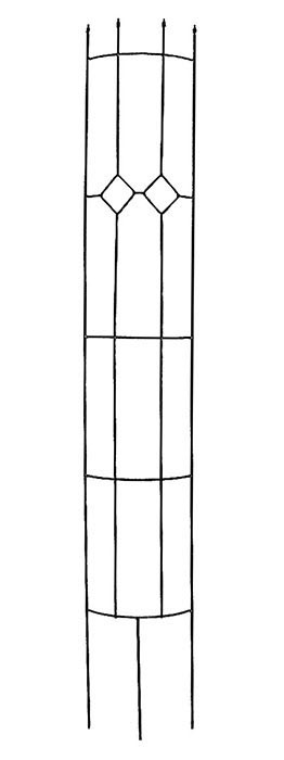 Trellis Quarter Round 10"x78"