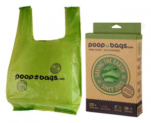 Poop Bags Handle Tie Bag 120pk