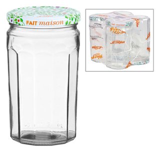 Jam Jar 645ml Pack/4