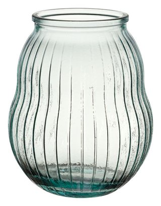 Hurricane Albania 23 Cm, Hurricane Vase, Ribbed Vase