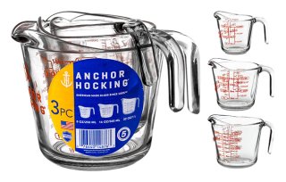 Glass Measuring Cup Set Of 3