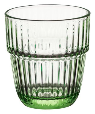 Barshine Rocks Mint 10oz- Green Glass - Glassware Wholesale
