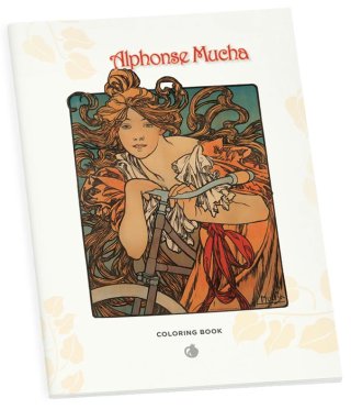 Alphonse Mucha Coloring Book - Wholesale Coloring Books