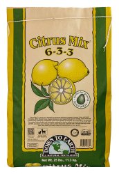 Down To Earth Fertilizers - Citrus Mix 6-3-3   25 lb