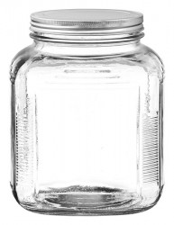 Cracker Jar 1gal Chrome Lid