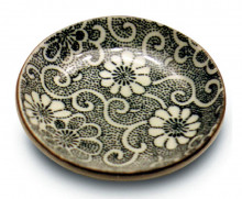 Saucedish Blk Dotsw/flowers*di