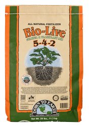 Bio-live 5-4-2   25lb *no Hi*