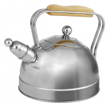 Tea Kettle 2.5 Qt Wood Handle - Wholesale Coffee Supplies