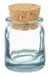 Jar Mini Round 25cc Cork