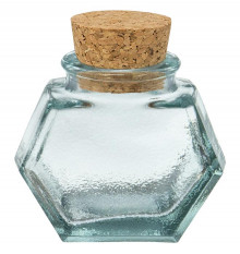 Jar Mini Octagon 40cc Cork