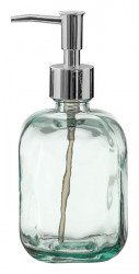 Pump Bottle Rounded Sq Clear-Dispenser for Soap