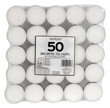 Unscented Tea Lights 50ct