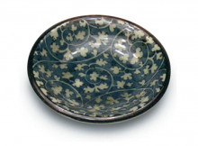 Soy Dish 3.5"  Ivy Pattern