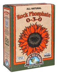 Down To Earth Fertilizers Rock Phosphate 0-3-0   5lb USA