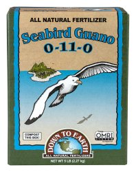 Seabird Guano 0-11-0  5lb - Fertilizer - Made In USA