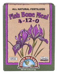Fish Bone Meal 4-12-0  5lb - Fertilizer- Made In USA
