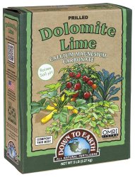 Down To Earth Fertilizers - Dolomite Lime  5lb - Made in USA
