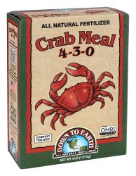 Crab Meal 4-3-0   4lb - Down To Earth Fertilizer USA