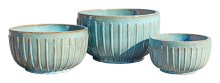 Low Garden Rib Greenset/3
